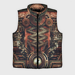 Мужской жилет Mechanical device in Steampunk Retro style, цвет: 3D-черный