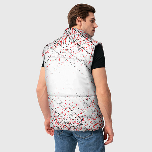 Мужской жилет Ac milan logo / 3D-Черный – фото 4