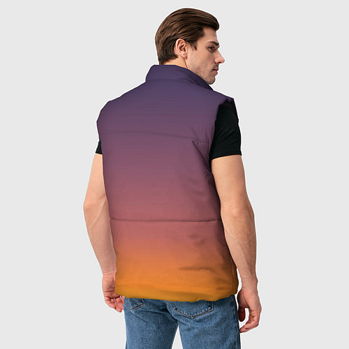 Мужской жилет Sunset Gradient / 3D-Черный – фото 4