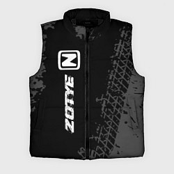 Мужской жилет Zotye Speed на темном фоне со следами шин