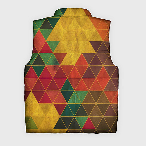 Мужской жилет Треугольная старая стена / 3D-Светло-серый – фото 2