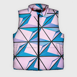 Мужской жилет 3D иллюзия-треугольники, цвет: 3D-красный