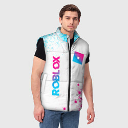 Мужской жилет Roblox Neon Gradient FS, цвет: 3D-черный — фото 2