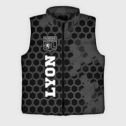 Мужской жилет Lyon Sport на темном фоне FS, цвет: 3D-черный