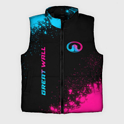 Мужской жилет Great Wall Neon Gradient, цвет: 3D-черный