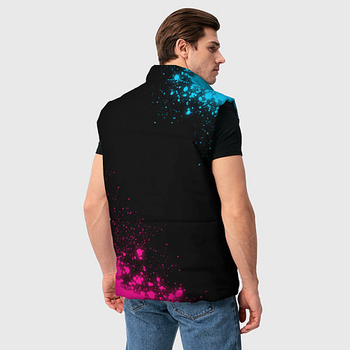 Мужской жилет Great Wall Neon Gradient / 3D-Черный – фото 4