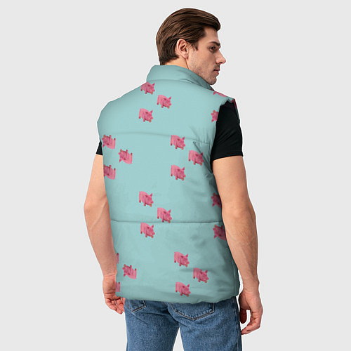 Мужской жилет Свинки / 3D-Черный – фото 4