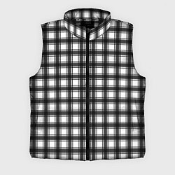 Мужской жилет Black and white trendy checkered pattern