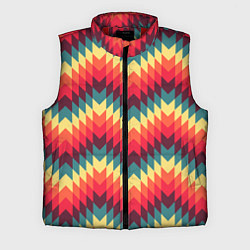 Мужской жилет Мексиканские узоры, цвет: 3D-красный
