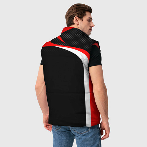 Мужской жилет CrossFit - Красный спортивный / 3D-Красный – фото 4