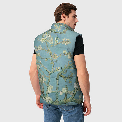Мужской жилет Ван Гог Селфи - Арт Портрет / 3D-Черный – фото 4