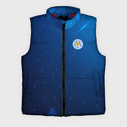 Мужской жилет Сборная Уругвая синяя абстракция, цвет: 3D-красный