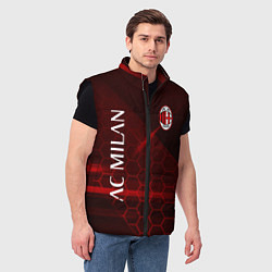 Мужской жилет Ac milan Соты, цвет: 3D-черный — фото 2