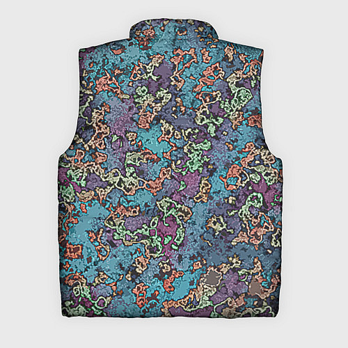 Мужской жилет Галлюциногенные узоры / 3D-Светло-серый – фото 2