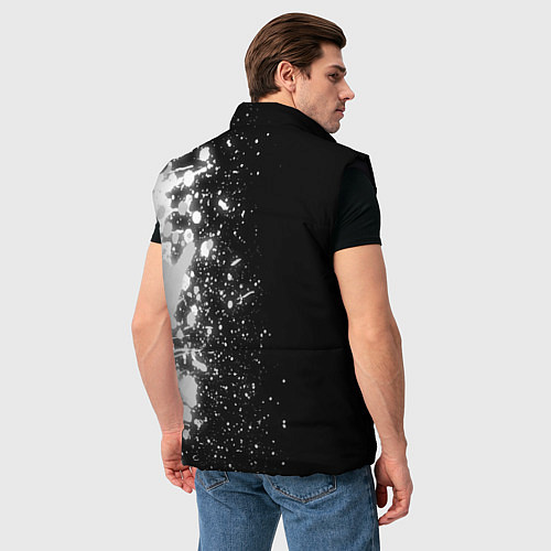 Мужской жилет Админ из России и герб Российской Федерации: по-ве / 3D-Черный – фото 4