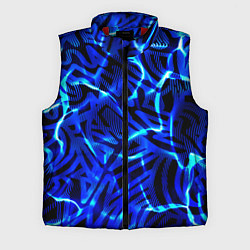Мужской жилет Удар неоновой молнии, цвет: 3D-красный