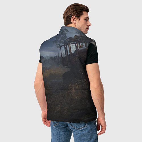 Мужской жилет STALKER Одиночка Нашёл Артефакт / 3D-Светло-серый – фото 4