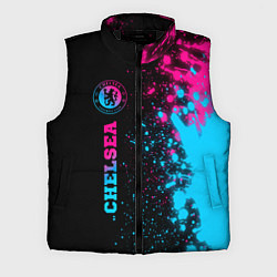Мужской жилет Chelsea - neon gradient: по-вертикали, цвет: 3D-черный