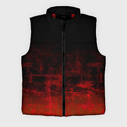 Мужской жилет Черный однотонный и гранжевый красный, цвет: 3D-красный