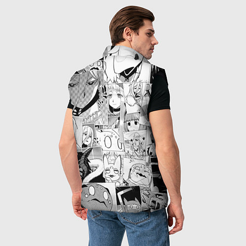 Мужской жилет Да я паук и что с того pattern / 3D-Черный – фото 4