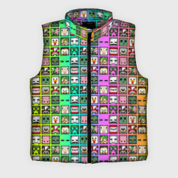 Мужской жилет Minecraft characters neon