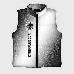 Мужской жилет Cyberpunk 2077 glitch на светлом фоне: по-вертикал, цвет: 3D-черный