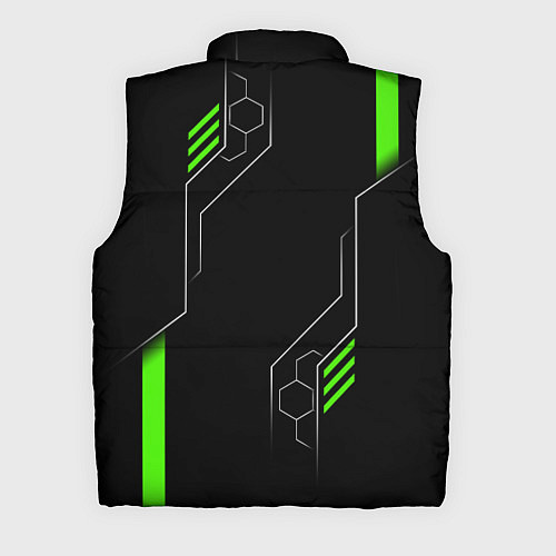 Мужской жилет Samurai - Зеленые технологии / 3D-Светло-серый – фото 2