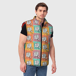 Мужской жилет Пузырь поп арт, цвет: 3D-красный — фото 2