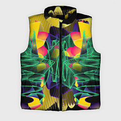 Мужской жилет Цветная абстрактная полоса графика