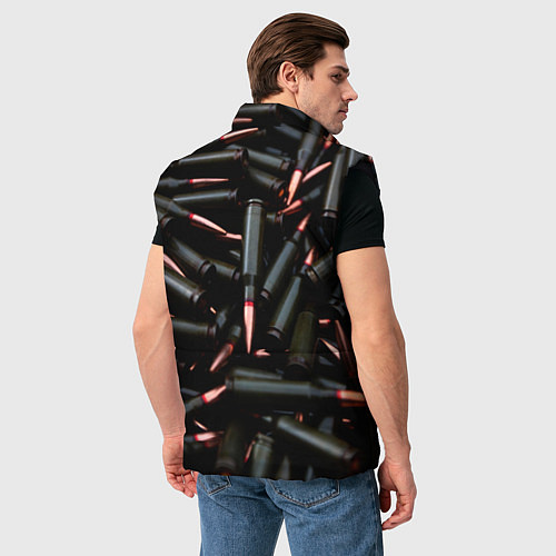 Мужской жилет Черные патроны / 3D-Черный – фото 4