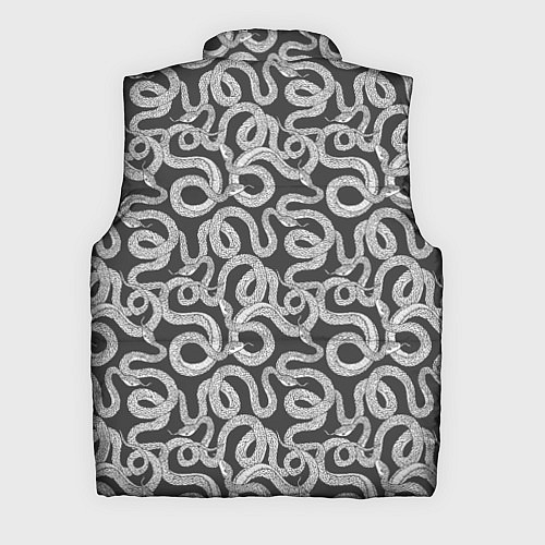 Мужской жилет Змея с языком / 3D-Светло-серый – фото 2