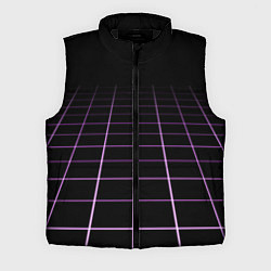 Мужской жилет Неоновая сетка - оптическая иллюзия, цвет: 3D-черный