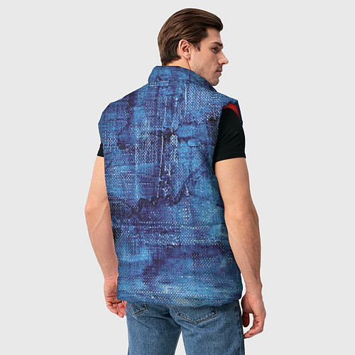 Мужской жилет Jeans life - rag / 3D-Красный – фото 4