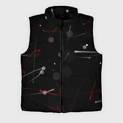Мужской жилет Движение частиц, цвет: 3D-черный
