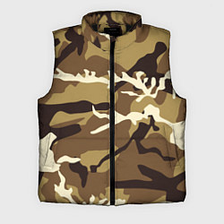 Мужской жилет Камуфляж Woodland осень крупный