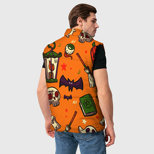 Мужской жилет Время ночных существ / 3D-Черный – фото 4