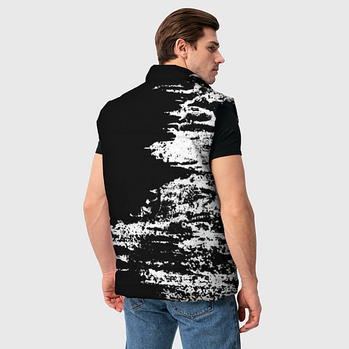 Мужской жилет BMW M Power - pattern / 3D-Черный – фото 4