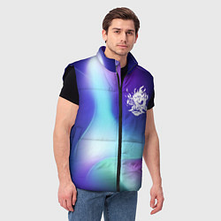 Мужской жилет Cyberpunk 2077 northern cold, цвет: 3D-черный — фото 2