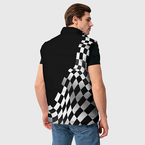 Мужской жилет Volvo racing flag / 3D-Черный – фото 4
