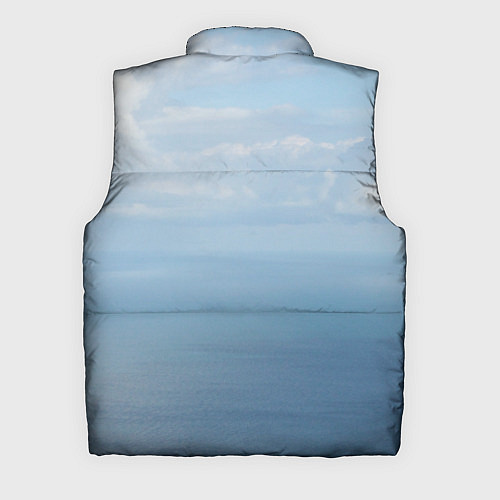 Мужской жилет Крымское море / 3D-Светло-серый – фото 2