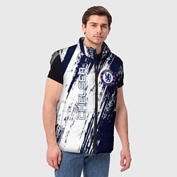 Мужской жилет Фк челси, цвет: 3D-светло-серый — фото 2
