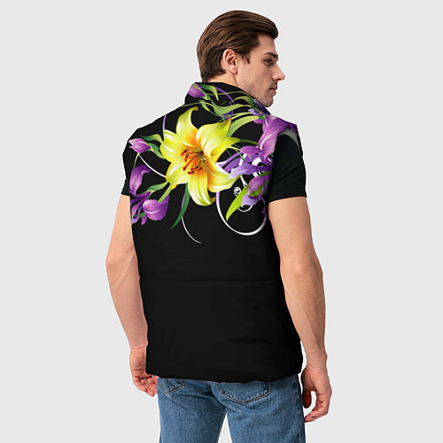 Мужской жилет Лилии / 3D-Светло-серый – фото 4