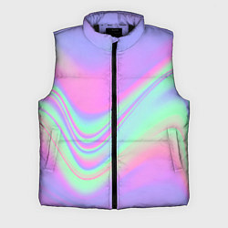 Мужской жилет Цветные волны