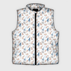 Мужской жилет Пенис и растения, цвет: 3D-светло-серый