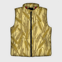 Мужской жилет Винтажные колоски пшеницы