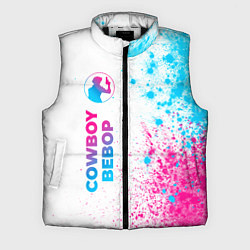 Мужской жилет Cowboy Bebop neon gradient style: по-вертикали, цвет: 3D-черный