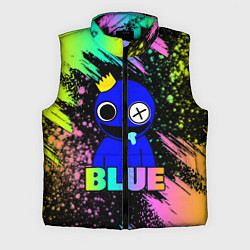 Мужской жилет Rainbow Friends - Blue, цвет: 3D-черный