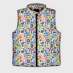 Мужской жилет Этно орнамент, цвет: 3D-красный