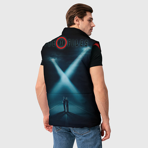 Мужской жилет X - Files / 3D-Красный – фото 4