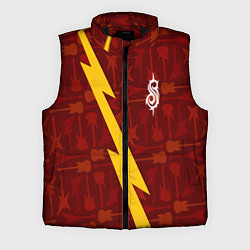 Мужской жилет Slipknot гитары и молния, цвет: 3D-черный